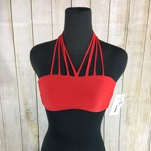 Fashion Union Strappy Bandeau Bikini top